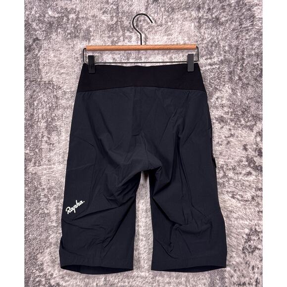 Rapha Trail Shorts XS Womens Black Baggy Fit Zip Pocket Cycling - Picture 2 of 6